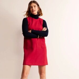 NWOT Boden Pocket Detail Mini Shift Dress, Business Work Wool Cocktail Party